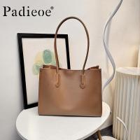 ราคา PADIEOE Womens Bag 2024 New womens bag Tote Bag Leather large capacity commuter bag Single shoulder bucket bag (21248694000)
