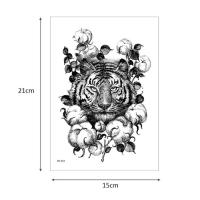 ราคา พร้อมส่ง แทททูสติ๊กเกอร์ 1 แผ่น ขนาด 15x21CM แทททู สติ๊กเกอร์ tattoo sticker ลายเท่ๆ พร้อมส่งในไทย (18850365039)