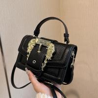 ราคา หัวเข็มขัดแม่เหล็กแฟชั่นกระเป๋าแพทช์ด้านในจับนุ่มขนาดกลางสไตล์ลำลองแนวนอนทรงสี่เหลี่ยมกระเป๋าสี่เหลี่ยมขนาดเล็กสีทึบกระเป๋าสะพายข้างกระเป๋าสะพายข้าง (21039310077)