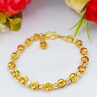 ราคา CW41 สร้อยข้อมือทรงกลมลายเม็ดจีบ ขนาด 6 มิล ความยาว 16 5 18 5 ซม (20869153520)