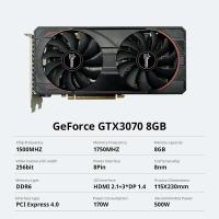 ราคา การ์ดจอ RTX 3070 3070Ti 8GB GDDR6เกม NVIDIA GPU 256bit HDMI 1 DP 3การ์ดแสดงผล (21170917913)