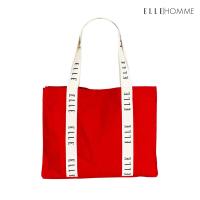 ราคา ELLE HOMME BAG กระเป๋าช้อปปิ้ง ผ้าแคนวาส เทปสายกระเป๋า สกรีนโลโก้ ELLE H8H003 (21379134390)