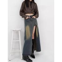 ราคา ป้าย AOK BAB กระโปรงยีนส์มาพร้อมเข็มขัดDiesel ตัวกระโปรงเป็นสีที่หายากมาก (20427653577)