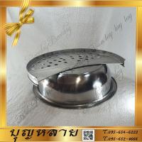 ราคา หม้อขาหมู หม้อต้มขาหมู ชุดขาหมู 40 45 50 55 60 ถาดรองวางขาหมูพร้อมกะละมังแสตนเลส ข้าวขาหมู ขาหมู แสตนเลส คากิ Stewed Pork leg Basin Stainless Steel Bowl Premiume Grad (8170365222)