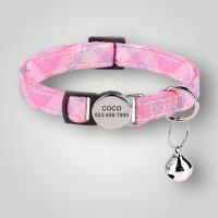 ราคา ปลอกคอแมว ตัวล็อกนิรภัย สลักชื่อเบอร์โทร ฟรี กระดิ่งฟรี (19818144025)