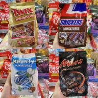 ราคา Mars Twix Snickers Bounty Miniatures มินิช็อกโกแลต มาร์ส ทวิกส์ สนีกเกอร์ 150 กรัม 220 กรัม (21360145385)