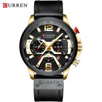 ราคา CURREN Casual Jam Tangan Sport สำหรับชายแบรนด์หรูนาฬิกาข้อมือหนังนาฬิกาผู้ชายนาฬิกาแฟชั่นนาฬิกาข้อมือ Chronograph (21170536440)