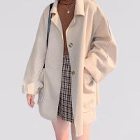 ราคา BRANCHÉ S 2XL ชุดทำงานผู้หญิง ชุดสูท เสื้อสูท สีพื้น สไตล์เกาหลี สีดำ ขาว เสื้อโค้ท เสื้อคลุม 231221043 (21269696234)