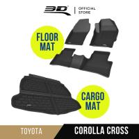 ราคา 3D Mats TOYOTA พรมปูพื้นรถยนต์ COROLLA CROSS 2020 2025 รางวัลการออกแบบระดับโลก Maxpider พรมกันลื่น พรมกันนํ้า พรมรถยนต์ (21393388048)