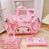 ราคา กระเป๋าเดินทาง Sanrio พับเก็บได้ มีช่องเสียบแกนกระเป๋า (21240516356)