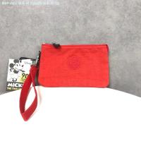 ราคา Kipling กระเป๋าผู้หญิงใส่กระเป๋าสตางค์โทรศัพท์มือถือกระเป๋าคลัตช์กระเป๋าเครื่องสำอางสีแดง K13265พร้อมเชือกห้อยทามือ (20213159278)