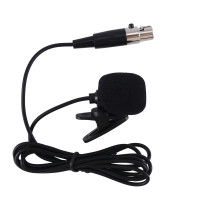 ราคา Professional Lavalier Lapel Tie Clip Condenser Microphone 4Pin Mic for Shure Bodypack 4 Pin XLR (17541781288)
