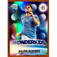 ราคา JULIAN ALVAREZ ROOKIE CARD การ์ดสะสมฟุตบอล WONDERKIDS Refractor Manchester City แมนซิตี้ (21177874516)