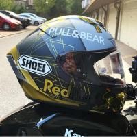ราคา SHOEI หมวกกันน็อคเต็มใบ X 14 X SPIRIT III X สิบสี่กีฬาจักรยานหมวกกันน็อคแข่งรถ Marquez ทอง ANT capacete (20685719647)
