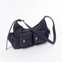 ราคา พร้อมส่ง แท้ New pocket mug bag SAMO ONDOH M L จากช็อปเกาหลี มีทั้งแบบหนังและแบบผ้า Nylon กระเป๋าหนังสีดำ SAMO Mewealth (20363366798)