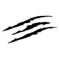 ราคา สติ๊กเกอร์ติดรถยนต์จำนวน1ชิ้นสะท้อนแสงสติ๊กเกอร์ติดหน้ารถมีรอยขีดข่วนลายสัตว์ประหลาดกรงเล็บไดโนเสาร์ตกแต่งรอยขีดข่วน (13851062027)