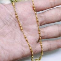 ราคา สร้อยคอทองเหลืองแท้ สร้อยคอลายเม็ดไข่ปลาสลับลาย น่ารัก งานทองเหลืองแท้ ไม่ลอก ลายสร้อยน่ารัก แข็งแรง (2345752047)