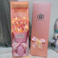 ราคา ตุ๊กตา Hello Kitty ตุ๊กตาแมวคิตตี้กริ๊งช่อดอกไม้การ์ตูนของขวัญวันเกิดสำหรับเด็กและลูกสาว (11712760080)