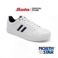 ราคา Bata บาจา ยี่ห้อ North Star รองเท้าผ้าใบ สนีคเคอร์ แบบผูกเชือก รองเท้าลำลอง สำหรับผู้ชาย รุ่น DONG สีขาว 8211105 (21421051316)