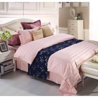 ราคา ชุดผ้าปูที่นอน 5 ชิ้น พร้อมผ้านวมหนา 6 ฟุต ลายริ้ว เกรดพรีเมี่ยม โรงแรม ราคาประหยัด (21388781717)