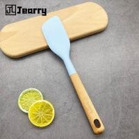 ราคา Jearry ไม้พายซิลิโคนไม้ทนความร้อนได้เครื่องครัวเกรดอาหาร (14626326034)