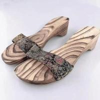 ราคา Taobao Collection รองเท้าแตะผู้หญิงรองเท้าแตะไม้เกี๊ยะสไตล์ญี่ปุ่น (14386840560)