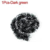 ราคา ริบบิ้นประดับต้นคริสต์มาสพวงมาลัยตกแต่งคริสต์มาสแท่งยาว2เมตรอุปกรณ์งานเลี้ยงคริสต์มาสสีเขียวเข้มสีขาวขนาด3 1ชิ้น (20210927120)