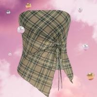 ราคา เกาะอก ลายสก็อต เขียวขี้ม้า (21045330021)