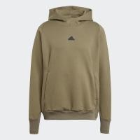 ราคา adidas ไลฟ์สไตล์ เสื้อฮู้ดพรีเมียม New adidas Z N E ผู้ชาย สีเขียว IN5116 (19264775370)