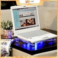 ราคา Yuci Universal ที่ระบายความร้อนแล็ปทอปUSBโปร่งใส3 พัดลมระบายความร้อนพัดลมโน้ตบุ๊กผู้ถือที่วางโน้ตบุ๊คไฟLedสีฟ้าหม้อน้ำสำหรับNotebook PC (4573086986)