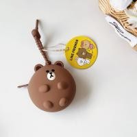 ราคา กระเป๋าใส่เหรียญ line Friends บราวน์แบร์โคนี่กระต่ายแซลลี่กระเป๋าเก็บหูฟังบลูทูธซิลิโคนมีซิปขนาดมินิ (19863483599)