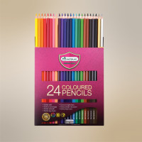 ราคา สีไม้ Master Art 24 สี ดินสอสีไม้มาสเตอร์อาร์ต premium grade ดินสอสีไม้แท่งยาว ดินสอสีวาดรูป สีไม้ สีไม้มาสเตอร์อาร์ต masterart 24 สี มาสเตอร์ อาร์ต 24 สี (21151609362)