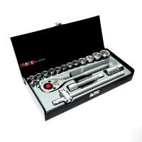 ราคา ชุดลูกบล็อกหกเหลี่ยม ลูกบ็อกซ์ ฟอร์ซ FORCE ขนาด 1 2 นิ้ว ประกอบด้วย ด้ามขันฟรีฟัน 24 ซี่ 1 ชิ้น ลูกบล็อก 1 2 นิ้ว 13 ขนาด ลูกบล็อกหัวเทียน 1 ชิ้น ด้ามต่อ 5 นิ้ว 1 ชิ้น และด้ามเลื่อนตัวที 10 นิ้ว 1 (53