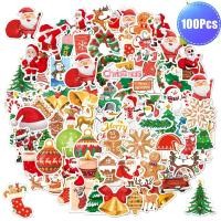 ราคา 100ชิ้นหลายสไตล์คริสต์มาสสติกเกอร์การ์ตูน ซานตาคลอส S Nowman สติกเกอร์สำหรับ S Crapbook แผ่นแล็ปท็อปตกแต่ง คริสต์มาสพรรคของขวัญป้ายปิดผนึก (16554354292)