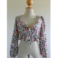 ราคา เสื้อแฟชั่น ผู้หญิง เอวลอยแขนยาว (20935699317)