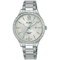 ราคา นาฬิกาข้อมือผู้หญิง ALBA Ikebana Quartz รุ่น AH7BX6X หน้าปัดสีขาว 2กษัตริย์ สีเงิน ทองชมพู AH7BY1X หน้าปัดขาว AH7BX9X หน้าปัดสีน้ำเงิน ขนาดตัวเรือน 33 มม (20829355743)