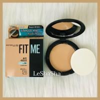 ราคา ของแท้ 100 ล็อตใหม่ล่าสุดๆๆ หมดอายุ Exp 08 2026 แป้งพัฟเมย์เบลลีน กันแดด SPF 32 PA ฟิต มี แมท พอร์เลส Maybelline FIT ME POWDER เบอร์ 109 ผิวขาว (20543478287)
