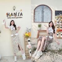 ราคา เซต2ชิ้นผ้าทอเอี้ยม2สี เสื้อคอปกน่ารักงานปัก งานป้ายBRT (21417899812)