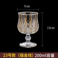 ราคา ของตั้งโชว์แก้วคริสตัลเส้นสีทองแก้ววิสกี้หรูหราดูแพงแก้วเหล้าฝรั่งแก้วเบียร์แก้วไวน์บรั่นดี (6812714234)