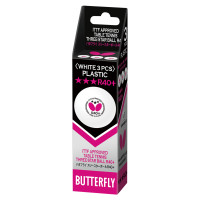 ราคา ลูกปิงปองพลาสติก BUTTERFLY 3 ดาว รุ่น R40 (3303414824)