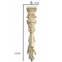 ราคา ตงหยางไม้แกะสลักไม้แท้หัวเสาสไตล์ยุโรปแกะสลักหัวเสาโรมันตกแต่งดอกไม้ไม้สติกเกอร์เตาผิงหัวประตูแกะสลักไม้ค้ำยัน (15646485595)