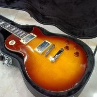 ราคา Classic Gibson Les Paul กีตาร์ไฟฟ้ามาตรฐาน Cherry Sunburst Body Humbucker Pickups คุณภาพสูง (16728422623)