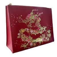 ราคา พร้อมส่ง กระเป๋าของขวัญลังโคมลายปีกระต่ายทองกระเป๋า ใบใหญ่ใส่ของได้เยอะ หนังนิ่ม สีแดง (21185080181)