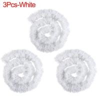 ราคา ริบบิ้นประดับต้นคริสต์มาสพวงมาลัยตกแต่งคริสต์มาสแท่งยาว2เมตรอุปกรณ์งานเลี้ยงคริสต์มาสสีเขียวเข้มสีขาวขนาด3 1ชิ้น (20211079571)