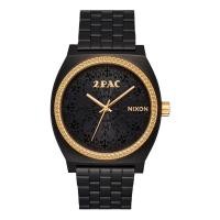 ราคา Nixon Tupac Time Teller NXA1378010 00 นาฬิกาข้อมือผู้ชายและผู้หญิง สายสแตนเลส Black Gold หน้าปัด 37 มม (20691631062)
