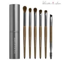 ราคา MY01 ชุดแปรงแต่งตา 6 ชิ้น ขนสัตว์แท้ Makeup for you พร้อมกระบอกแปรง (20806015308)