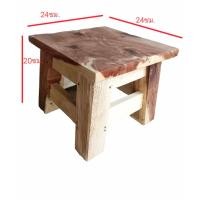 ราคา เก้าอี้ไม้ เก้าอี้เตี้ย นั่งซักผ้า นั่งเล่น เอนกประสงค์ ไม้จามจุรี พร้อมส่ง (21413358249)