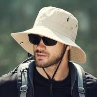 ราคา Topi Bucket ฤดูร้อนสำหรับผู้ชายหมวกชาวประมงหมวกตกปลากันแดดกลางแจ้งหมวกกันแดดปีกกว้างกันแดดสำหรับขี่เดินป่ากันแดด (21356986381)