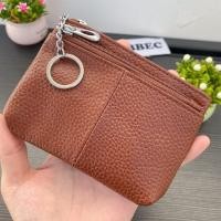 ราคา กระเป๋าหนังวัวแท้ ใบเล็กรุ่น 3 ซิป (21342770748)