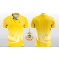 ราคา เสื้อเหลือง ผ้าไมโครมันคอปก เกรดดี ไม่ร้อน (21427225479)